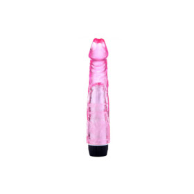 Vibromasseur 20 cm Jelly rose 